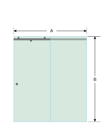 Right Open Quadro Sliding Shower Door