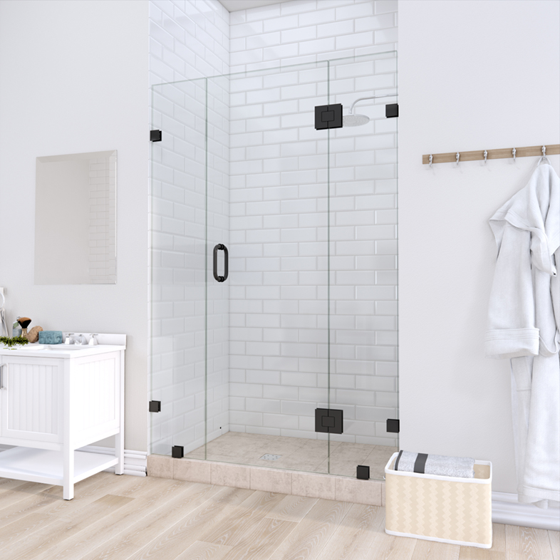 Left Open Door & Panel Shower Door