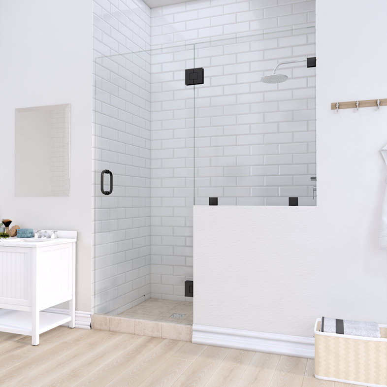 Right Open Door & Panel Shower Door with right knee Wall