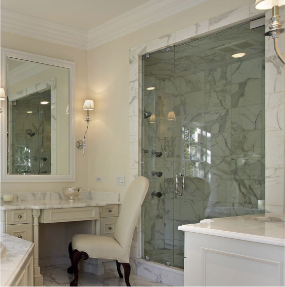 CustomCut Door & Panel Shower Doors. Expert Installation Dulles Glass