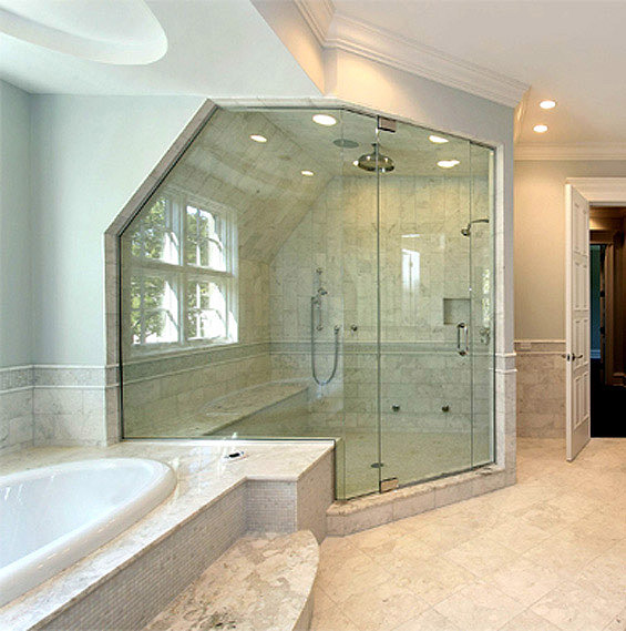 Custom Neo Angle Shower Doors Installed By Experts Dulles Glass